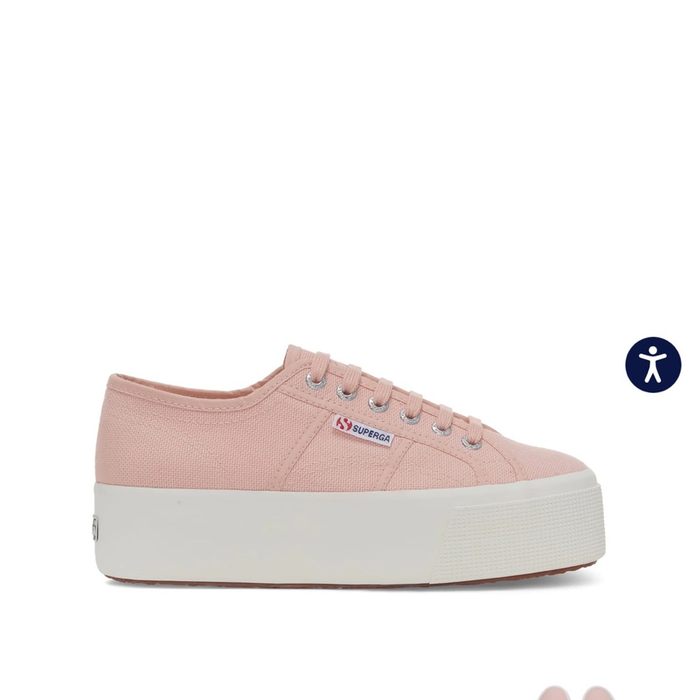 ‼️FINAL SALE‼️Superga light pink platform sneakers ✨